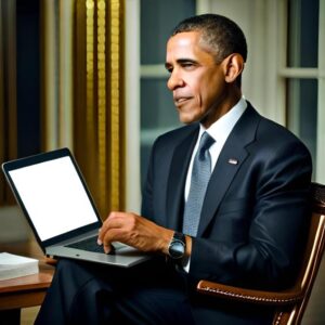 obama on a 144hz laptop